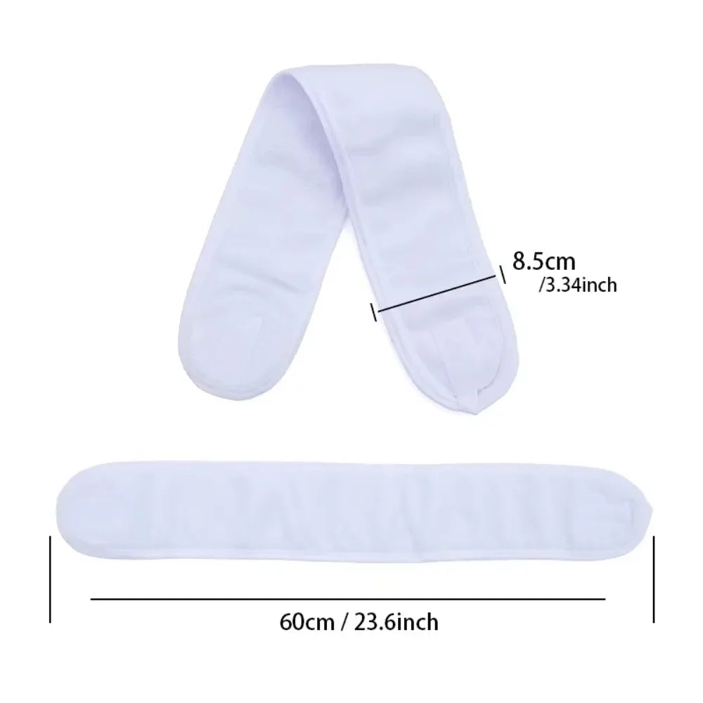 2Pcs Soft Facial Spa Headbands